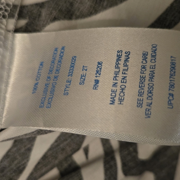 Marmalatta Girls Smocked Zebra Print Dress, NWT,, 2T - Picture 4 of 5